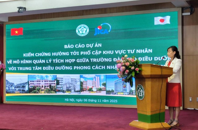 JICA hỗ trợ đào tạo điều dưỡng cho người cao tuổi - Ảnh 2.