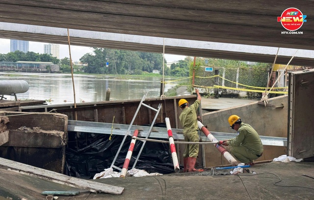 Gia cố cống ngăn triều ở Quận 12 cũ - Ảnh 2.