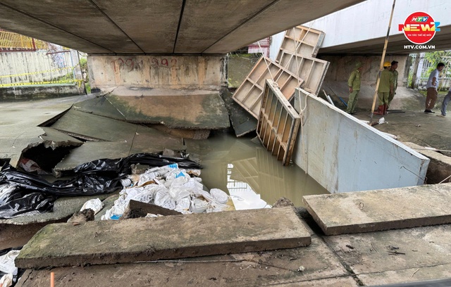 Gia cố cống ngăn triều ở Quận 12 cũ - Ảnh 1.
