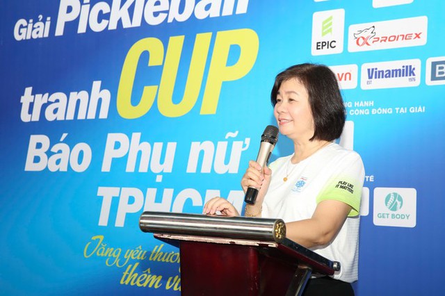 Giải pickleball Báo Phụ nữ TP. Hồ Chí Minh: Tăng yêu thương - Thêm vui khỏe - Ảnh 2.