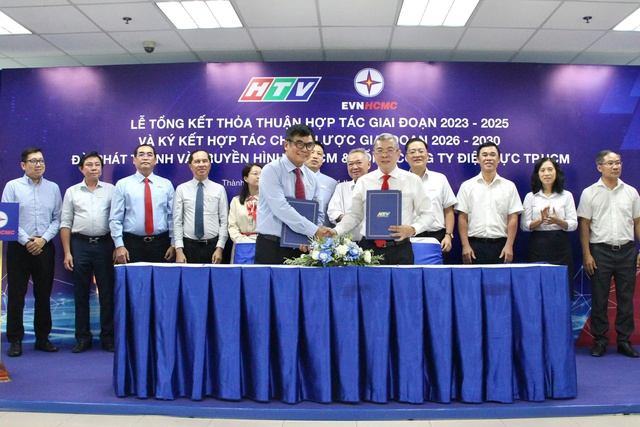 Kết quả thực hiện Thỏa thuận hợp tác giữa EVNHCMC và HTV - Ảnh 1.