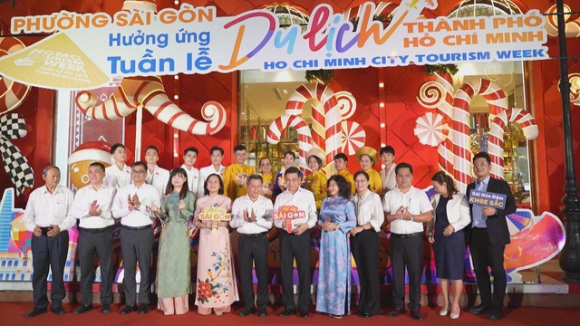 Không khí rộn ràng tại phường Sài Gòn hưởng ứng Tuần lễ Du lịch TP. Hồ Chí Minh - Ảnh 3.