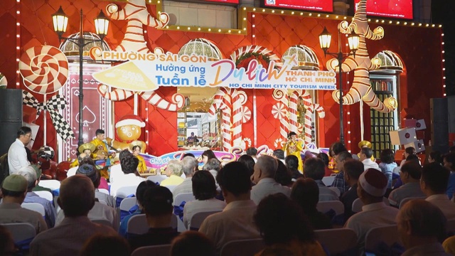 Không khí rộn ràng tại phường Sài Gòn hưởng ứng Tuần lễ Du lịch TP. Hồ Chí Minh - Ảnh 1.