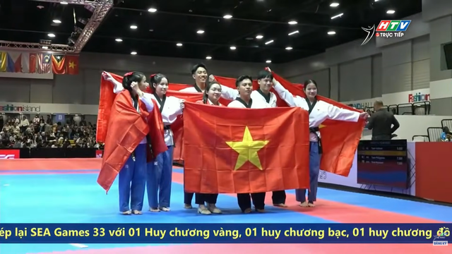 Ngày thi đấu thử thách của tuyển quyền teakwondo Việt Nam tại SEA Games 33 - Ảnh 2.
