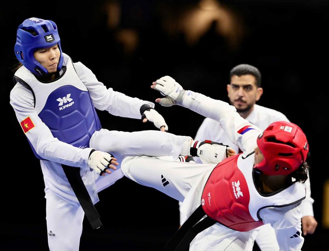 [Khoảnh khắc Vàng] Tấm Huy chương Vàng tiếp theo Taekwondo Việt Nam - Ảnh 1.