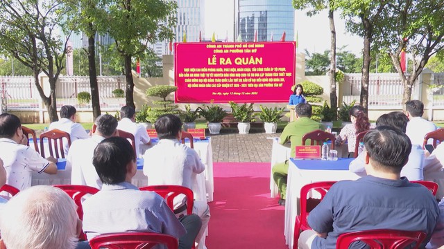 Tân Mỹ phát động cao điểm giữ vững an ninh trật tự dịp Tết 2026- Ảnh 1.