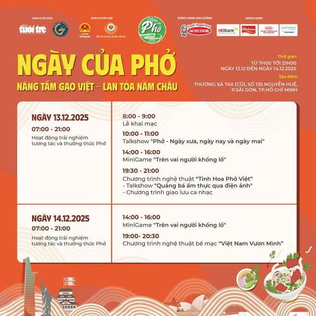 Ngày của Phở 2025: Lan tỏa tinh hoa ẩm thực Việt ra thế giới- Ảnh 4. Ngày của Phở 2025: Lan tỏa tinh hoa ẩm thực Việt ra thế giới- Ảnh 4.