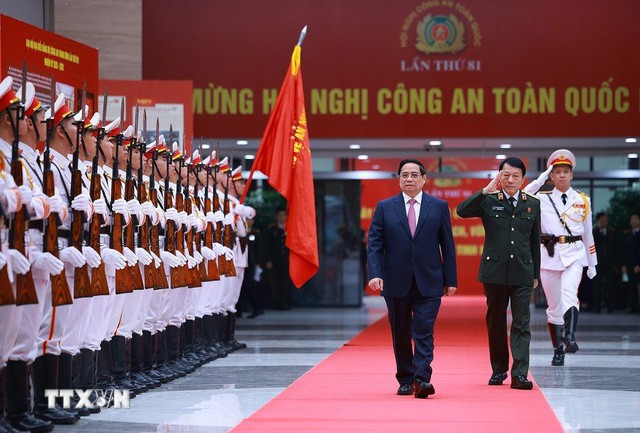 Thủ tướng Phạm Minh Chính dự Hội nghị Công an toàn quốc lần thứ 81- Ảnh 2. Thủ tướng Phạm Minh Chính dự Hội nghị Công an toàn quốc lần thứ 81- Ảnh 2.