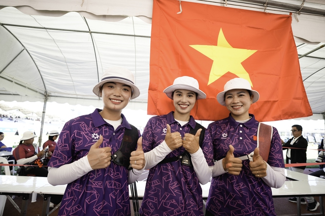 SEA Games 33: Bắn cung Việt Nam gặt hái thêm huy chương trong ngày 17/12- Ảnh 1. SEA Games 33: Bắn cung Việt Nam gặt hái thêm huy chương trong ngày 17/12- Ảnh 1.