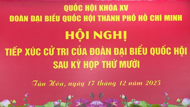Cử tri kiến nghị nhiều vấn đề tại buổi tiếp xúc với tổ đại biểu quốc hội đơn vị số 5 - Ảnh 1.