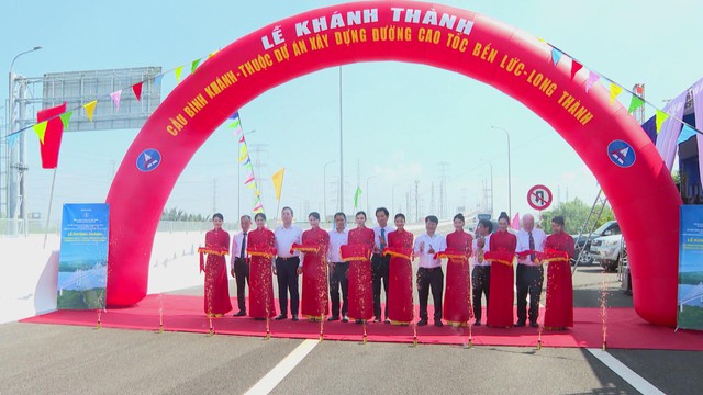 Khánh thành cầu Bình Khánh – bước tiến quan trọng của dự án cao tốc Bến Lức – Long Thành - Ảnh 2.