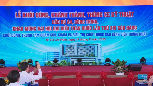 Khởi công Trung tâm chăm sóc, khám và điều trị chất lượng cao cho cán bộ tại Bệnh viện Thống Nhất - Ảnh 2.
