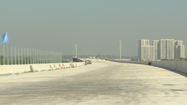 Thông xe kỹ thuật 14,7 km cầu cạn Vành đai 3 TP. Hồ Chí Minh đoạn phía Đông - Ảnh 2.
