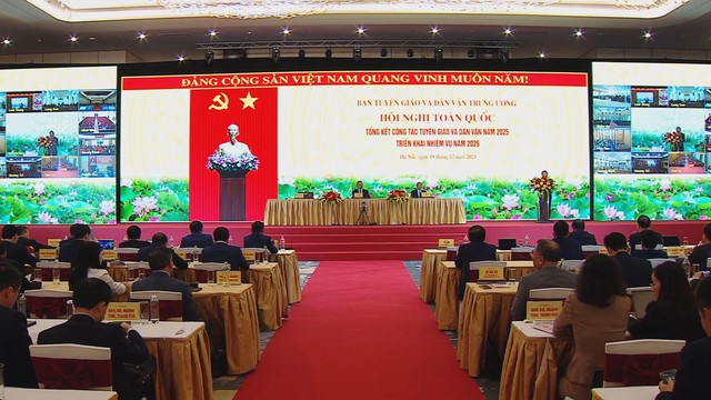 Tổng kết công tác Tuyên giáo và Dân vận năm 2025: Khẳng định vai trò cầu nối giữa Đảng với nhân dân - Ảnh 1.