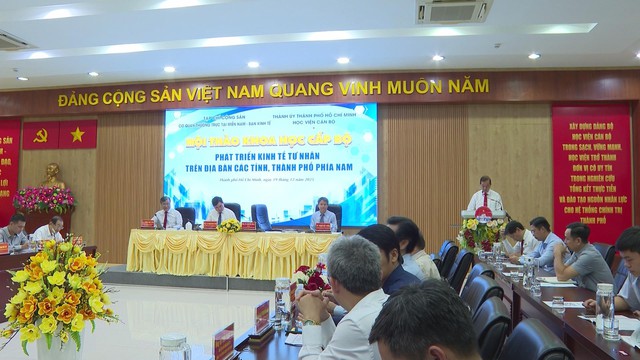 Thúc đẩy kinh tế tư nhân tại các tỉnh, thành phố phía Nam trong giai đoạn mới - Ảnh 1.