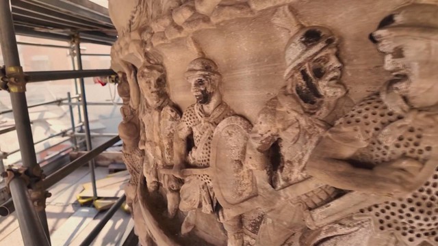 Công nghệ laser giúp trùng tu kiệt tác 1.840 năm tuổi ở Roma - Ảnh 2.