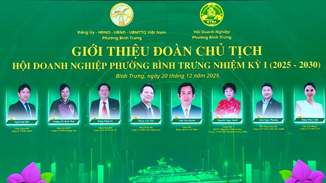 Hơn 5.000 doanh nghiệp đang hoạt động tại phường Bình Trưng - Ảnh 4.