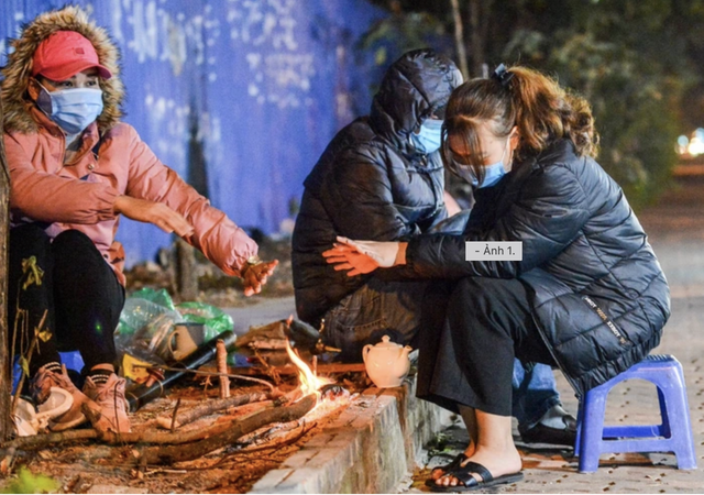 Không khí lạnh mạnh tràn về, nhiều nơi ở miền Bắc rét đậm, rét hại - Ảnh 1.