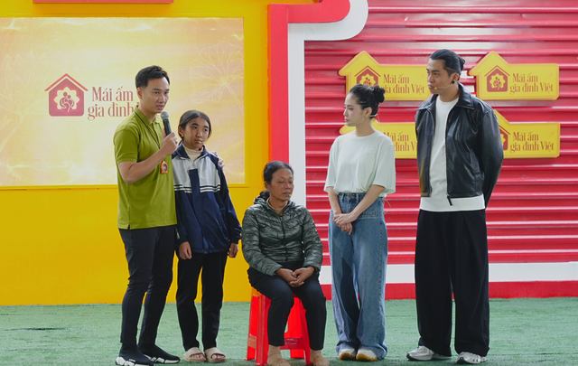 Thành Trung, Kiên Ứng, Kiều Anh nghẹn ngào vì các em nhỏ "Mái ấm gia đình Việt" - Ảnh 4.