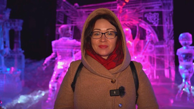 Nga: Lung linh triển lãm điêu khắc băng- Ảnh 5. Nga: Lung linh triển lãm điêu khắc băng- Ảnh 5.