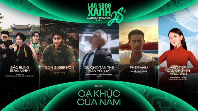 Làn Sóng Xanh 2025 chính thức công bố đề cử: Dấu ấn bản sắc và sự bứt phá của nền nhạc Việt - Ảnh 6.