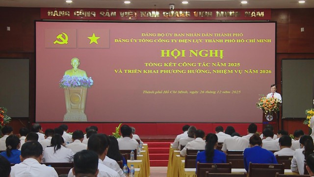 Tổng công ty Điện lực TP. Hồ Chí Minh tổng kết công tác Đảng năm 2025 - Ảnh 1.
