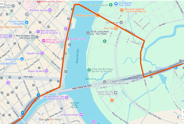 Điều chỉnh tổ chức giao thông phục vụ công tác vận hành hệ thống chữa cháy tự động đường hầm sông Sài Gòn - Ảnh 1.