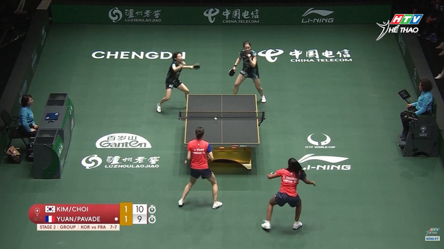 Lượt trận thứ 3 World Cup bóng bàn đồng đội nam nữ- Ảnh 2.