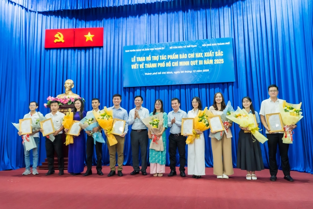 HTV có 6 tác phẩm được khen thưởng tác phẩm báo chí hay, xuất sắc viết về TP. Hồ Chí Minh trong quý III/2025 - Ảnh 2.