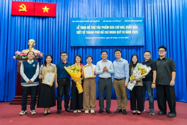HTV có 6 tác phẩm được khen thưởng tác phẩm báo chí hay, xuất sắc viết về TP. Hồ Chí Minh trong quý III/2025 - Ảnh 1.