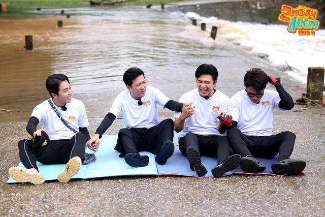 2 Ngày 1 Đêm 4 - Tập 12: Steven Nguyễn “dính” Thu Diễm, còn cố tình thua để được chơi lại - Ảnh 3.