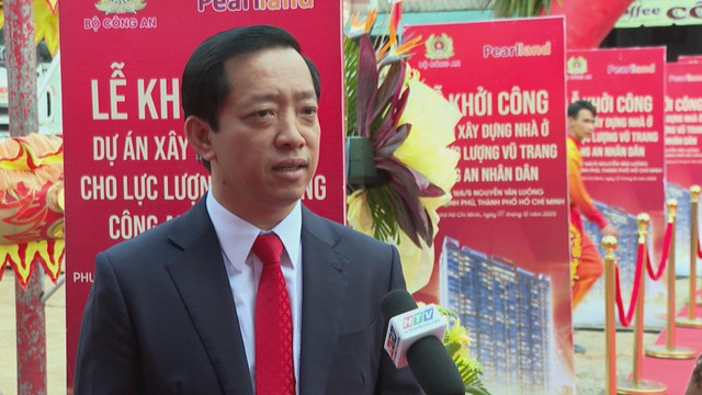 Khởi công dự án nhà ở cho lực lượng Công an Nhân dân tại TP. Hồ Chí Minh - Ảnh 3.