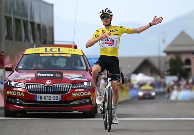 Chặng 7 cuộc đua Criterium du Dauphine: Pogacar khẳng định đẳng cấp - Ảnh 1.