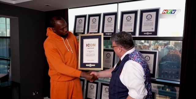 “Tia chớp” Usain Bolt được vinh danh “Biểu tượng Kỷ lục Guiness thế giới” - Ảnh 1.