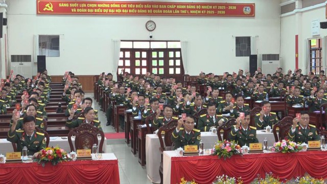 Đảng bộ Sư đoàn 9 (Quân đoàn 34) tổ chức Đại hội đại biểu lần thứ XIII - Ảnh 2.