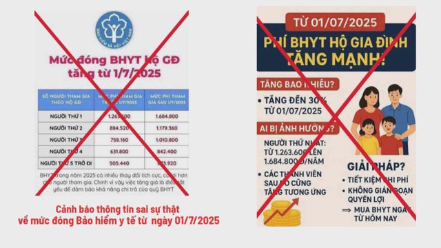 Cảnh báo thông tin sai sự thật về việc tăng mức đóng bảo hiểm y tế từ ngày 1/7/2025 - Ảnh 1.