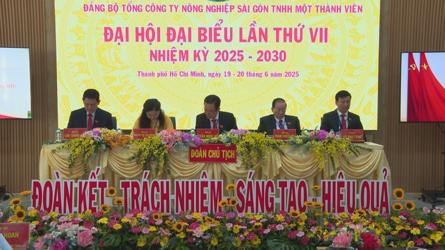 Đại hội đại biểu Đảng bộ Tổng công ty Nông nghiệp Sài Gòn lần thứ VII - Ảnh 1.
