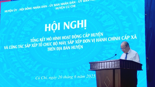 Củ Chi tổng kết mô hình chính quyền cấp huyện, tiếp tục phát huy truyền thống “đất thép thành đồng” - Ảnh 2.