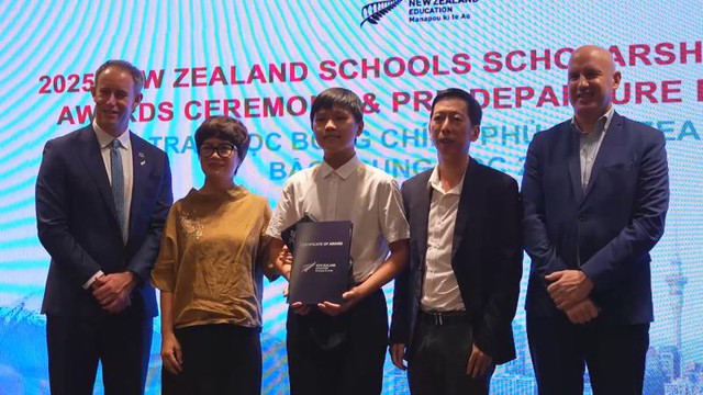 Trao học bổng Chính phủ New Zealand bậc trung học năm 2025 - Ảnh 2.
