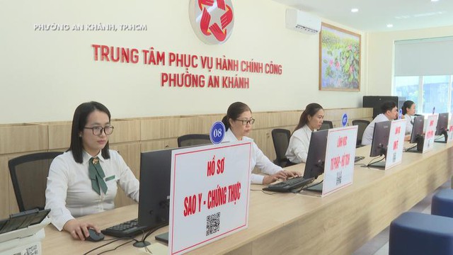 Khánh thành trung tâm phục vụ hành chính công phường An Khánh - Ảnh 1.