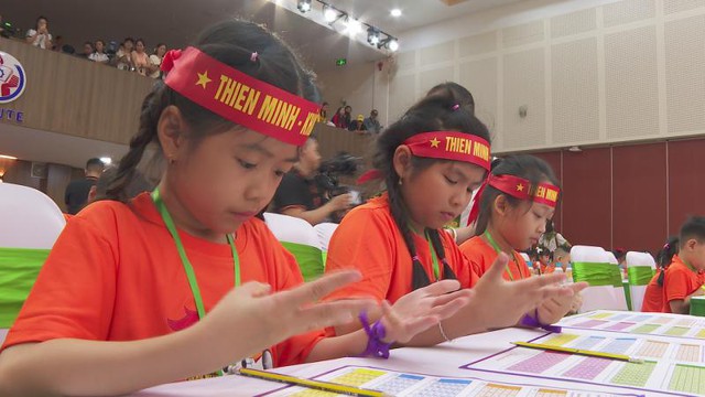 "Đấu trường toán nhí" 2025: Sân chơi tư duy bổ ích - Ảnh 1.