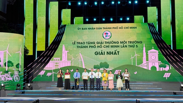 Cùng HTV Hành động xanh đạt giải Nhất tại Giải thưởng Môi trường TP.HCM lần thứ 5 - Ảnh 1.