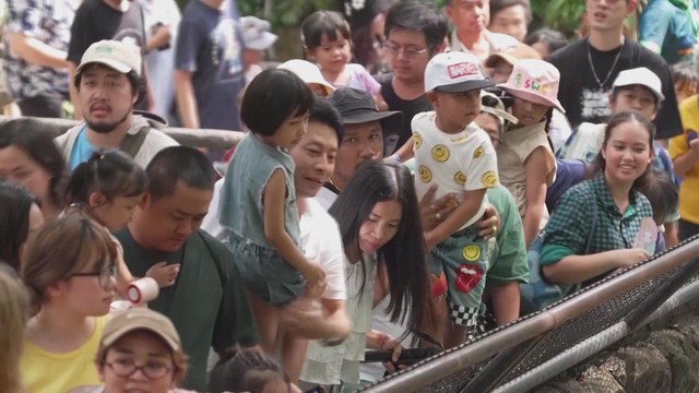 Thái Lan: Người dân mừng sinh nhật hà mã lùn Moo Deng- Ảnh 3. Thái Lan: Người dân mừng sinh nhật hà mã lùn Moo Deng- Ảnh 3.