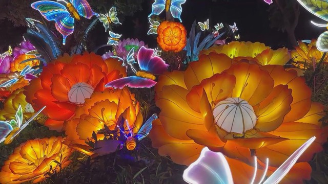 Chương trình chiếu sáng "Vườn đêm Nam Ninh" tại Trung Quốc thu hút khách tham quan- Ảnh 3. Chương trình chiếu sáng "Vườn đêm Nam Ninh" tại Trung Quốc thu hút khách tham quan- Ảnh 3.