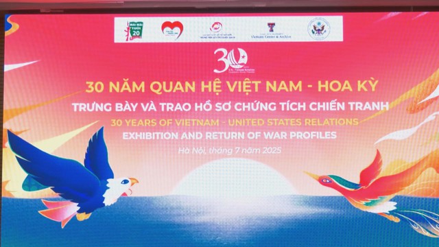 30 Năm Việt - Mỹ: Hồi ức từ hồ sơ chiến tranh - Triển lãm và trao trả tài liệu lịch sử - Ảnh 1.