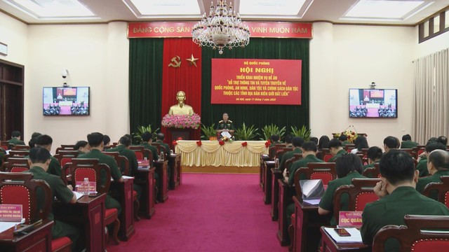 Triển khai nhiệm vụ Đề án 1219 về tuyên truyền quốc phòng, an ninh tại địa bàn biên giới - Ảnh 1.
