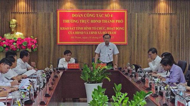 Xã Hồ Tràm kiến nghị HĐND, UBND TP.HCM các giải pháp nâng cao hiệu quả vận hành chính quyền mới - Ảnh 2.