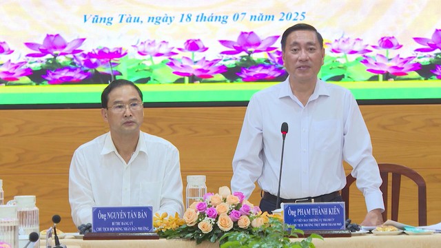 Thường trực HĐND TP.HCM khảo sát mô hình chính quyền hai cấp tại phường Vũng Tàu - Ảnh 2.