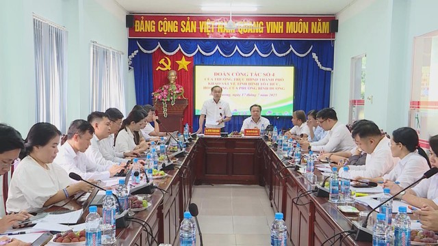 Phường Bình Dương kiến nghị cải thiện cơ sở vật chất, hạ tầng công nghệ thông tin - Ảnh 1.