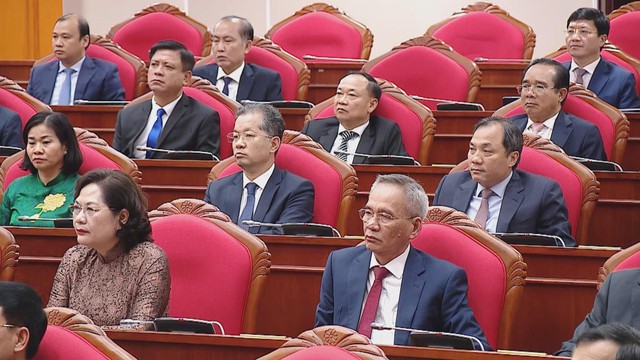 Bế mạc Hội nghị lần thứ 12 Ban Chấp hành Trung ương Đảng khóa XIII - Ảnh 4.